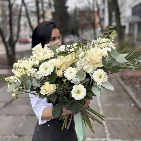 Букет Белый и воздушный ( без упаковки )