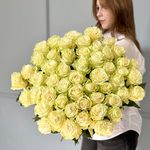 51  крупная белая роза (60 см)